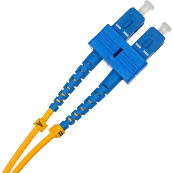 Патч-корд EXEGATE FC-D-9-SC/APC-SC/APC-1M-LSZH, 1 м EX297908RUS